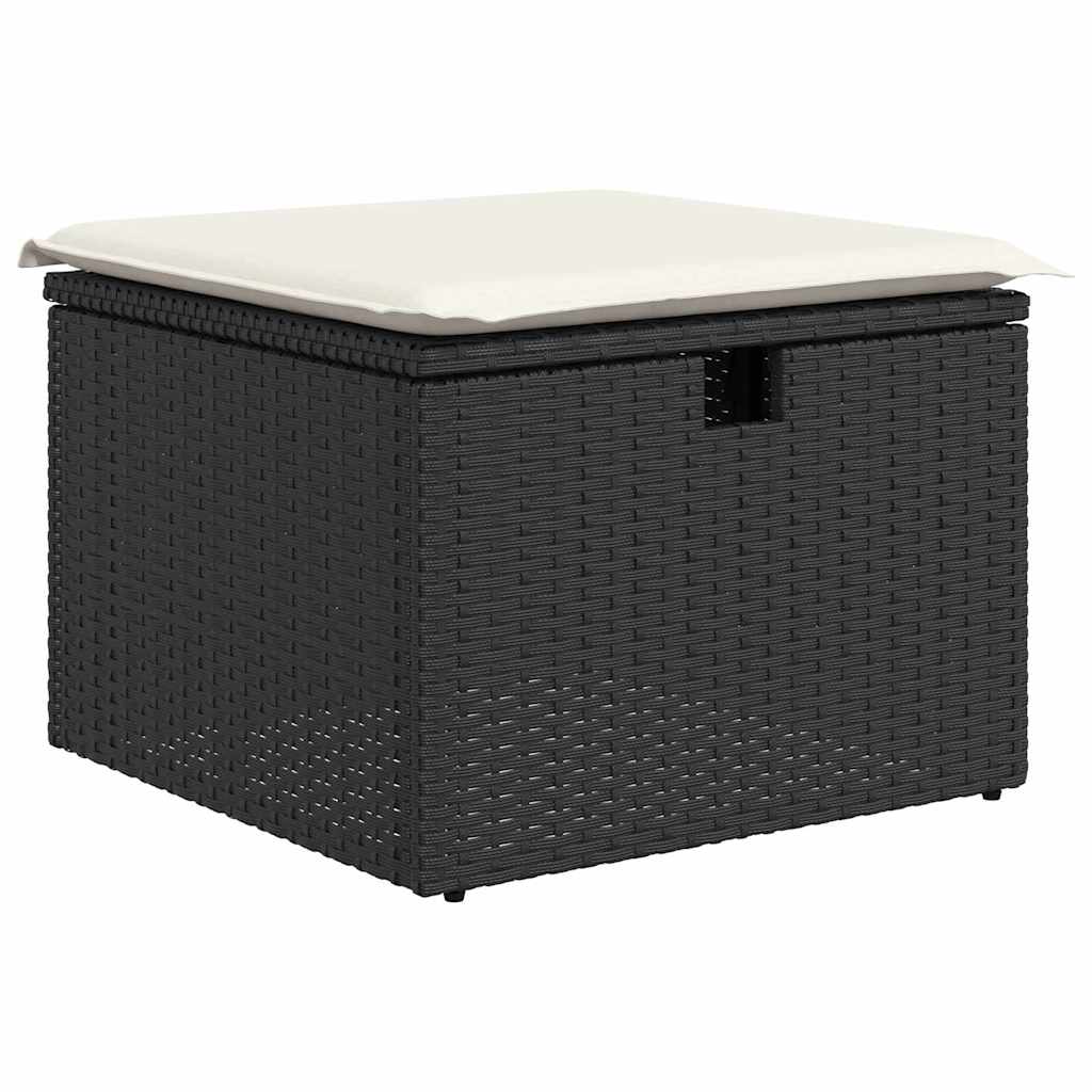 Bankstel met kussen 5 pcs poly rattan is nu te koop bij PeponiXL, paradijselijk wonen!