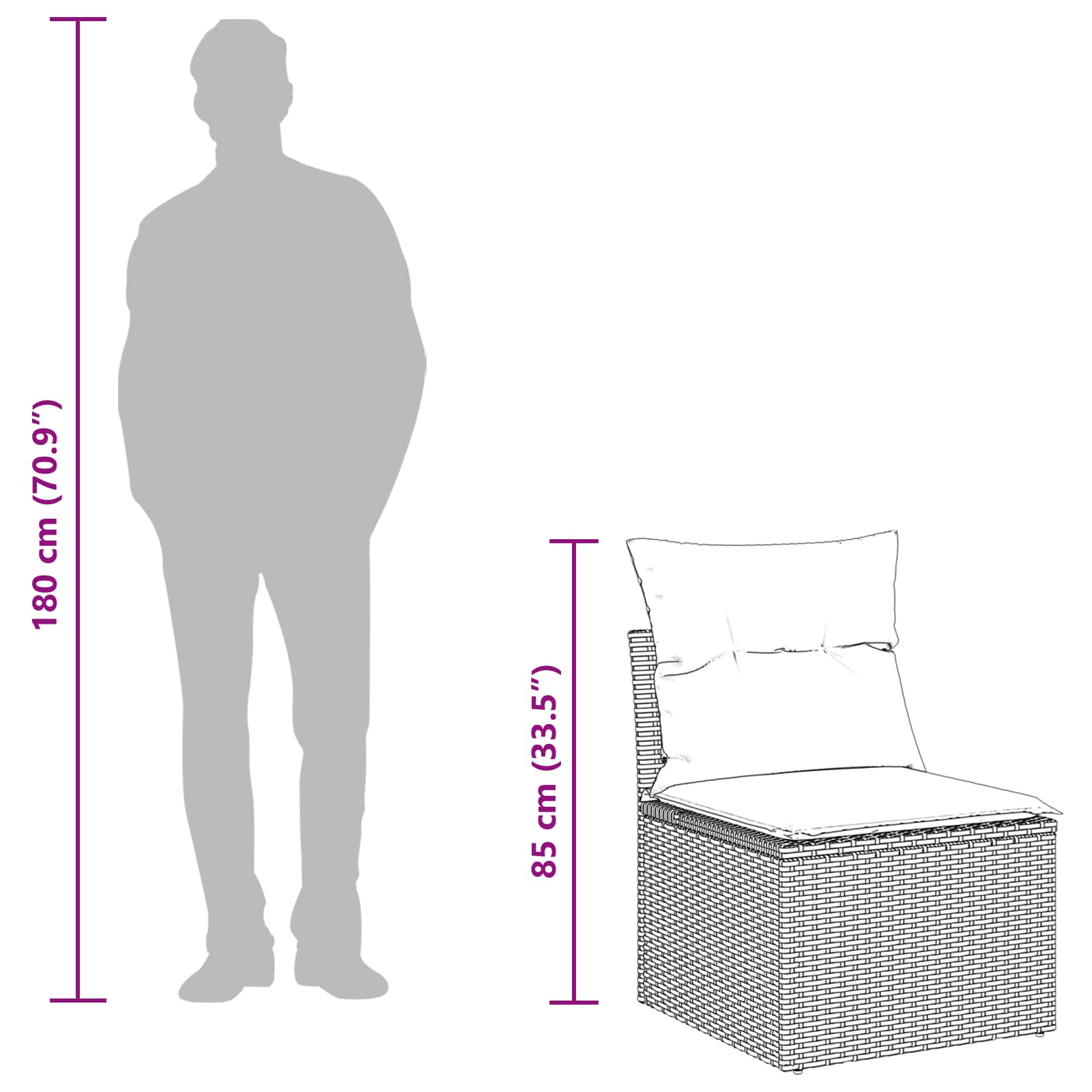 Tuin Sofa Set 13 pcs Zwart Poly rattan en gepoedercoat staal is nu te koop bij PeponiXL, paradijselijk wonen!