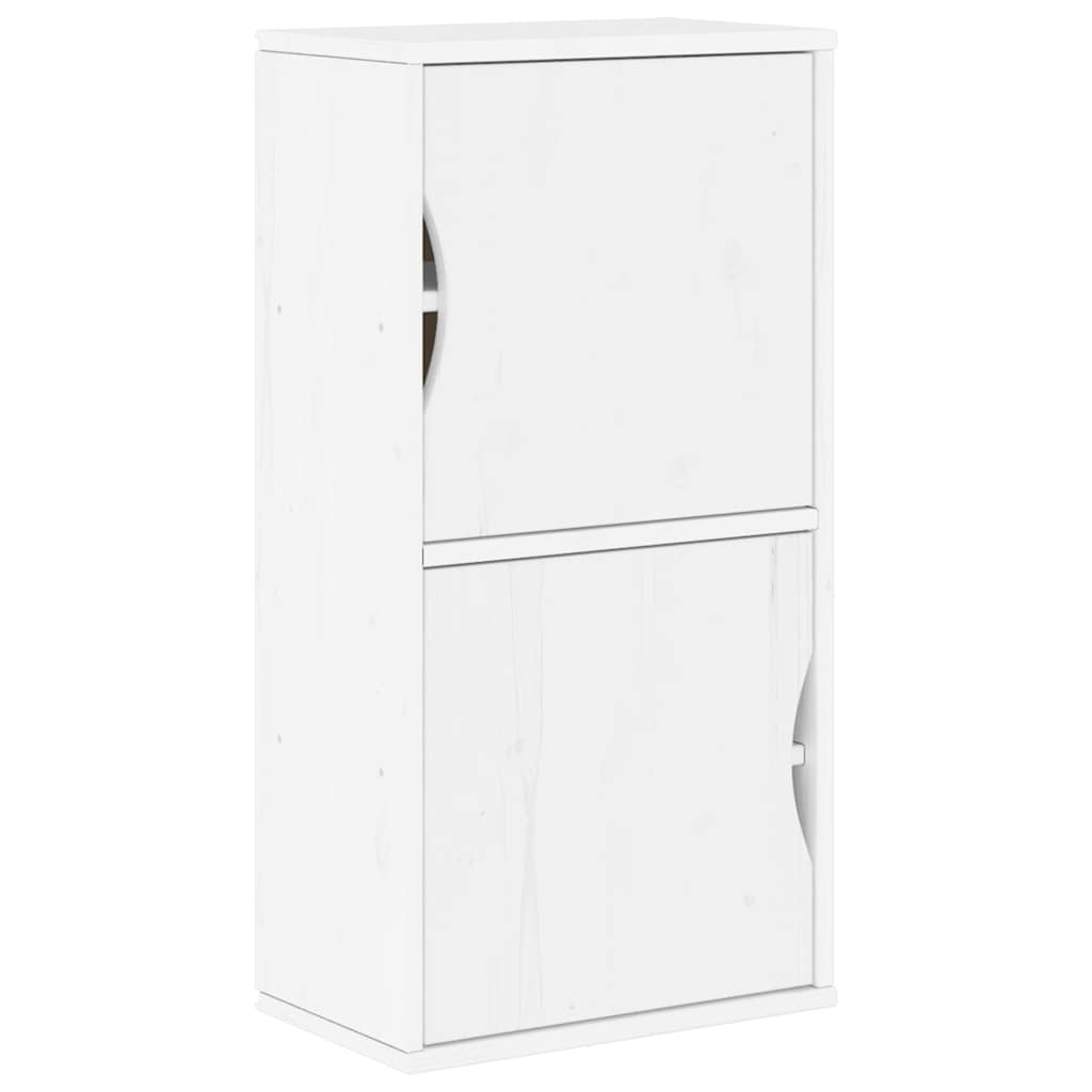 5-delig Tv-meubel met opbergruimte ODDA massief grenenhout wit is nu te koop bij PeponiXL, paradijselijk wonen!