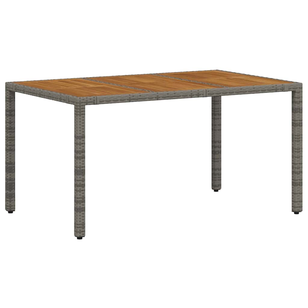 Tuin eettafelset 7 pcs Grijs poly rattan is nu te koop bij PeponiXL, paradijselijk wonen!