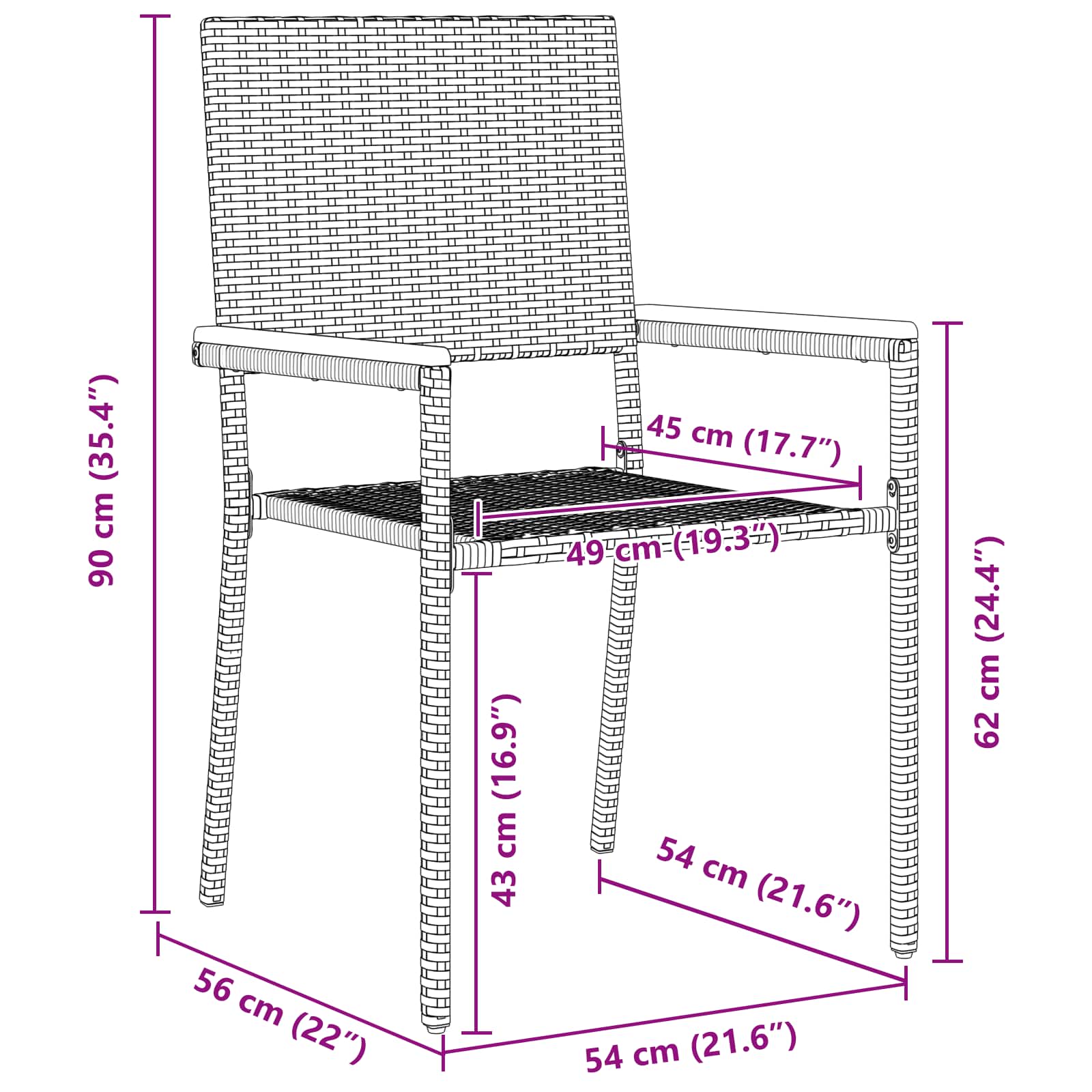 Tuin eettafelset 3 pcs Grijs en Bruin poly rattan is nu te koop bij PeponiXL, paradijselijk wonen!