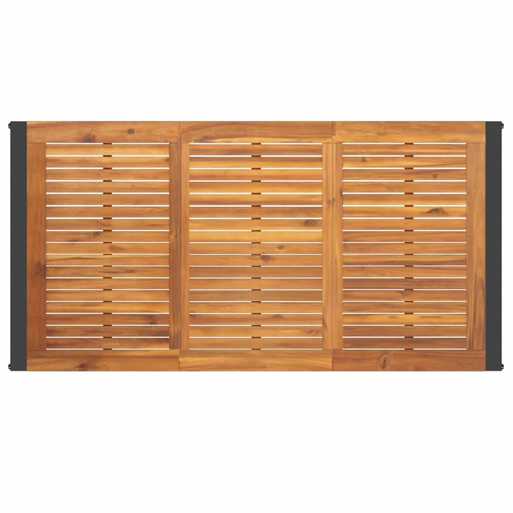 Tuin eettafelset 7 pcs Zwart en Bruin poly rattan is nu te koop bij PeponiXL, paradijselijk wonen!