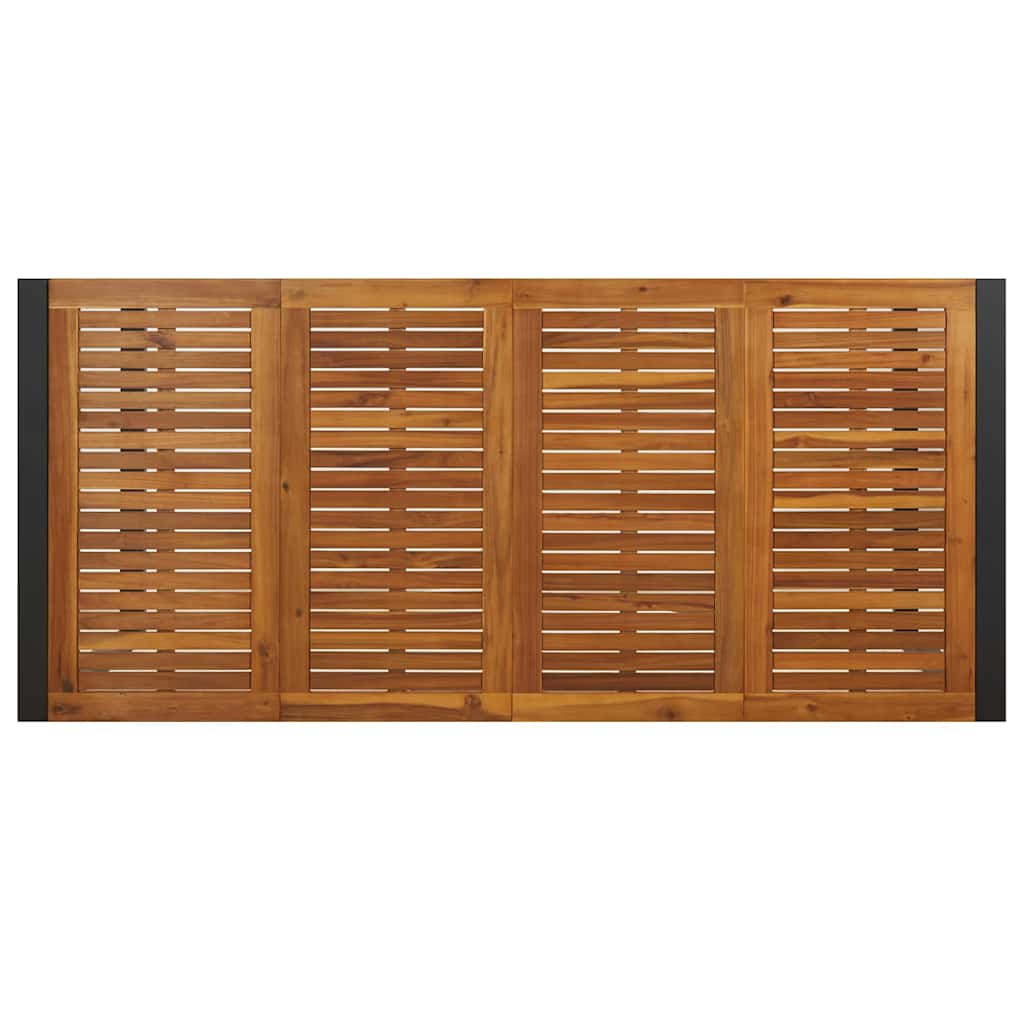 Tuin eettafelset 7 pcs Zwart en Bruin poly rattan is nu te koop bij PeponiXL, paradijselijk wonen!
