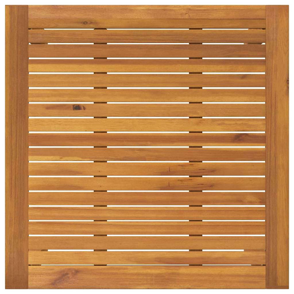 Tuin eettafelset 5 pcs Zwart Massief Acaciahout is nu te koop bij PeponiXL, paradijselijk wonen!