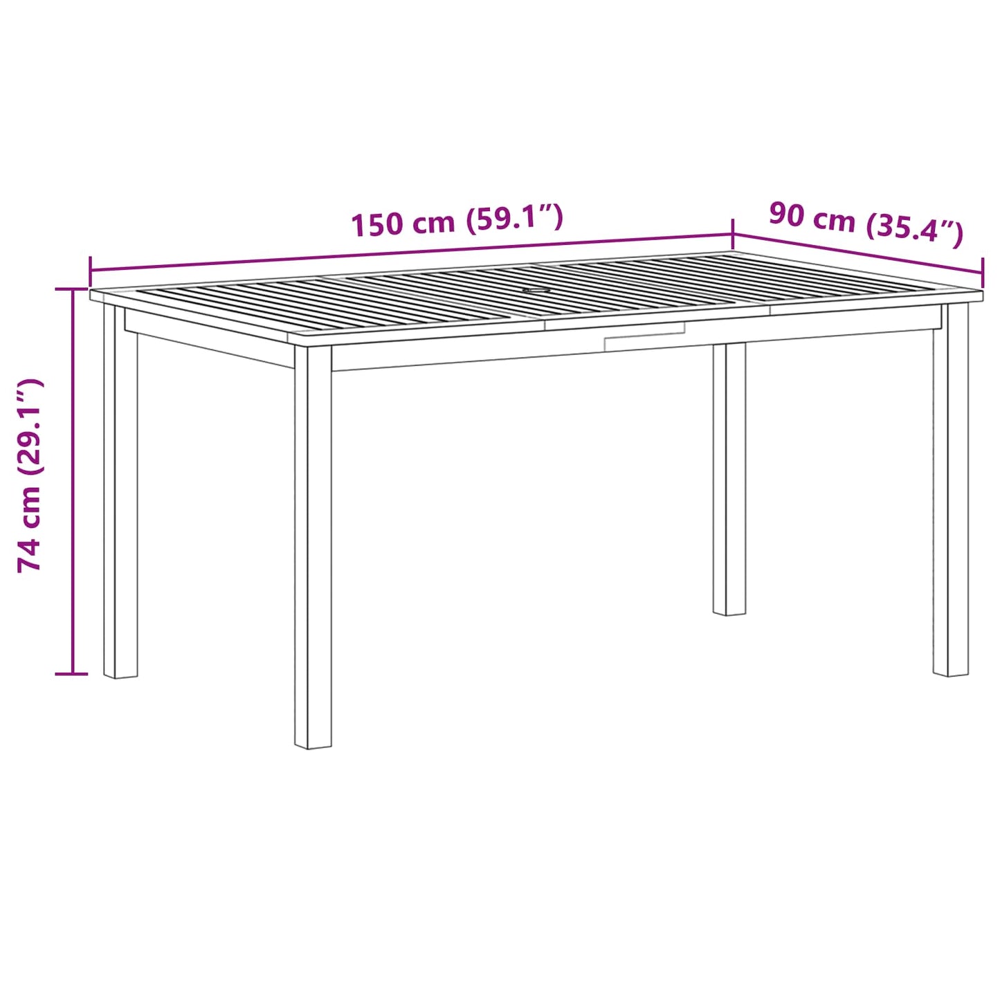 Tuin eettafelset 7 pcs Grijs Massief Acaciahout is nu te koop bij PeponiXL, paradijselijk wonen!