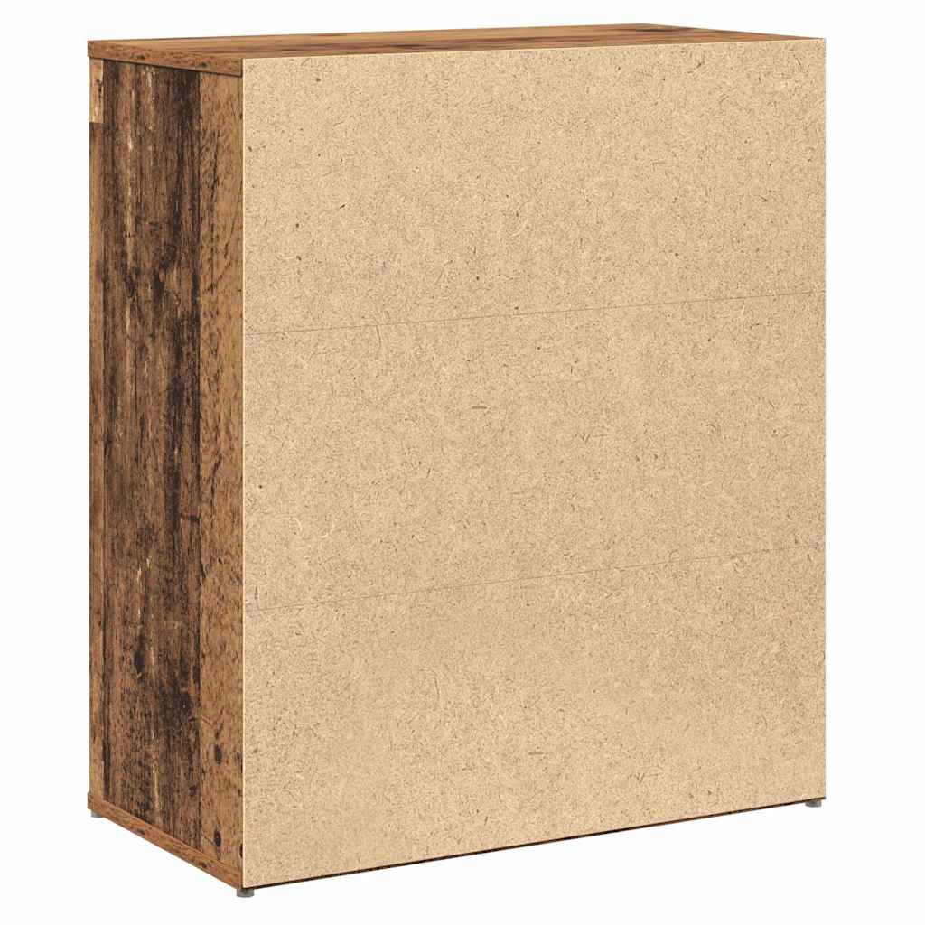 Dressoir 2 pcs Oudhout 60 x 31 x 70 cm Bewerkt hout is nu te koop bij PeponiXL, paradijselijk wonen!