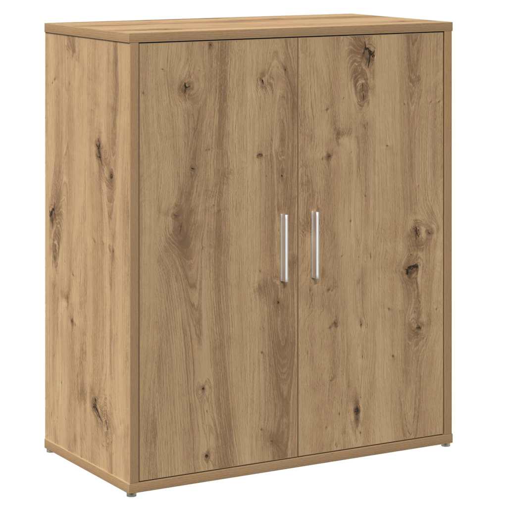 Dressoir 2 pcs Artisan Eiken 60 x 31 x 70 cm Bewerkt hout is nu te koop bij PeponiXL, paradijselijk wonen!
