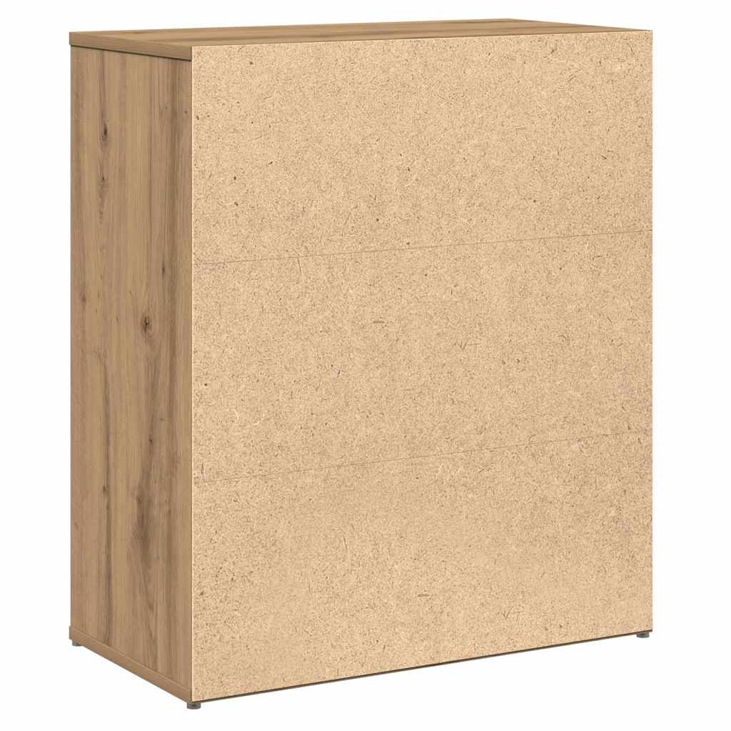 Dressoir 2 pcs Artisan Eiken 60 x 31 x 70 cm Bewerkt hout is nu te koop bij PeponiXL, paradijselijk wonen!