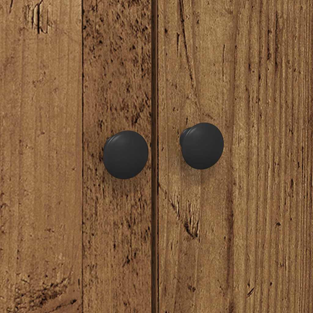 Keukenbuffet met plank 2 pcs Oudhout 60 x 50 x 180 cm is nu te koop bij PeponiXL, paradijselijk wonen!