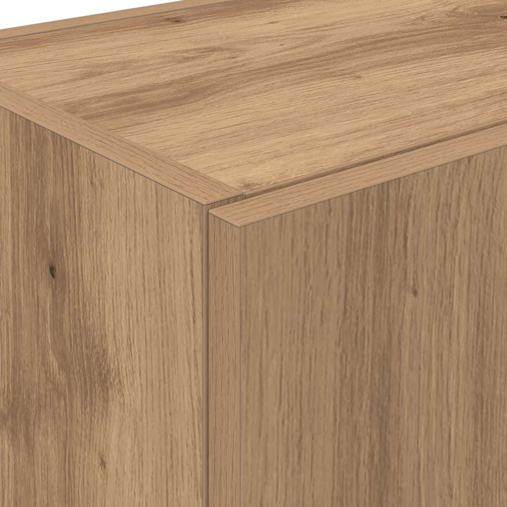 Keukenbuffet met plank 2 pcs Artisan Eiken 60 x 50 x 180 cm is nu te koop bij PeponiXL, paradijselijk wonen!