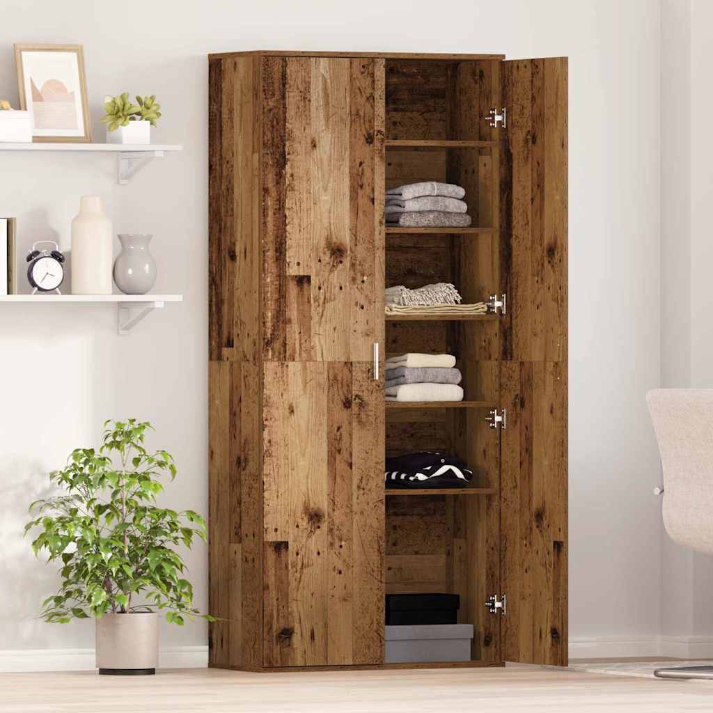 Hoogboard Oud Hout 80 x 35 x 180 cm Bewerkt hout is nu te koop bij PeponiXL, paradijselijk wonen!
