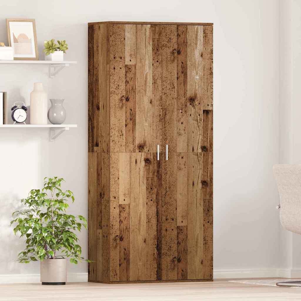 Hoogboard Oud Hout 80 x 35 x 180 cm Bewerkt hout is nu te koop bij PeponiXL, paradijselijk wonen!