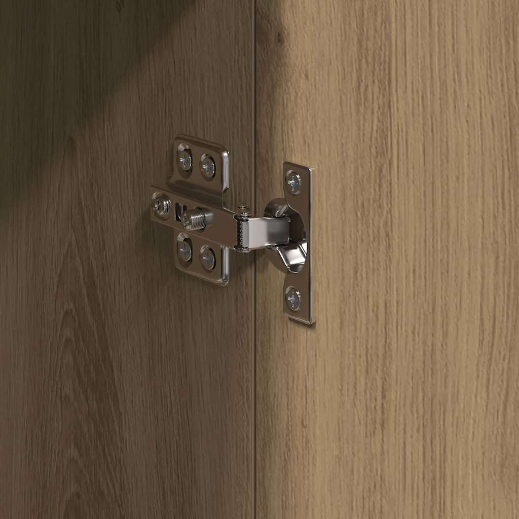 Hoge kast Artisan Eiken 70 x 33.5 x 180 cm Bewerkt hout is nu te koop bij PeponiXL, paradijselijk wonen!