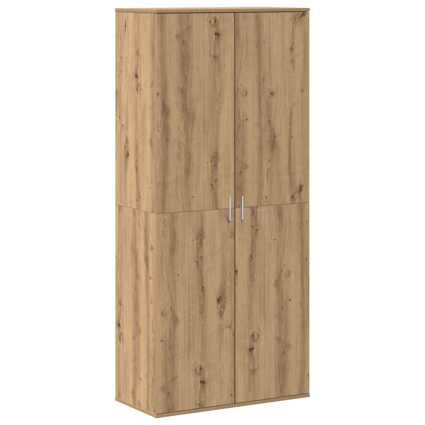 Highboard 80 x 39 x 178 cm Bewerkt hout artisanaal eikenkleurig is nu te koop bij PeponiXL, paradijselijk wonen!