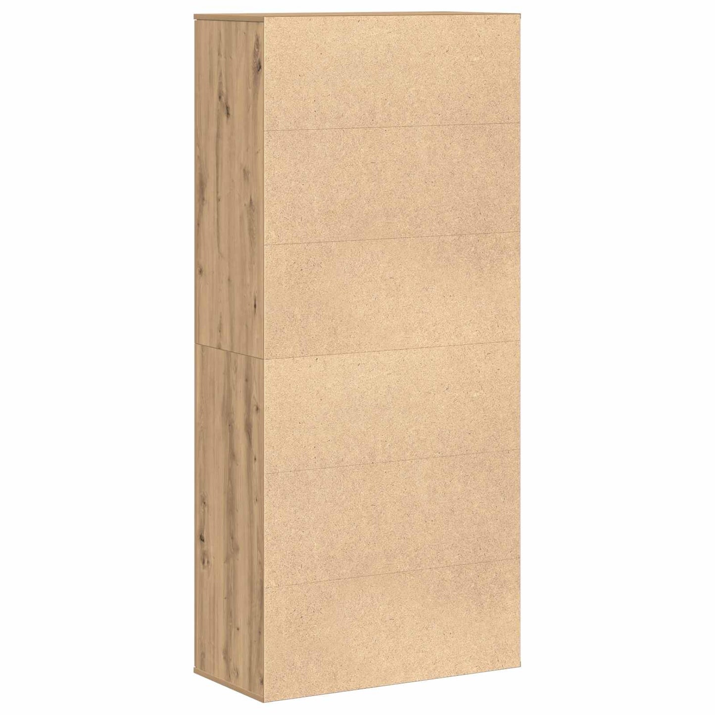 Highboard 80 x 39 x 178 cm Bewerkt hout artisanaal eikenkleurig is nu te koop bij PeponiXL, paradijselijk wonen!