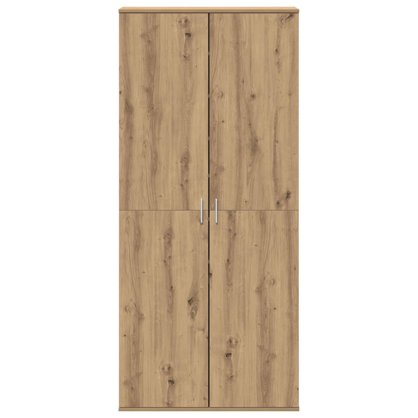 Highboard 80 x 39 x 178 cm Bewerkt hout artisanaal eikenkleurig is nu te koop bij PeponiXL, paradijselijk wonen!