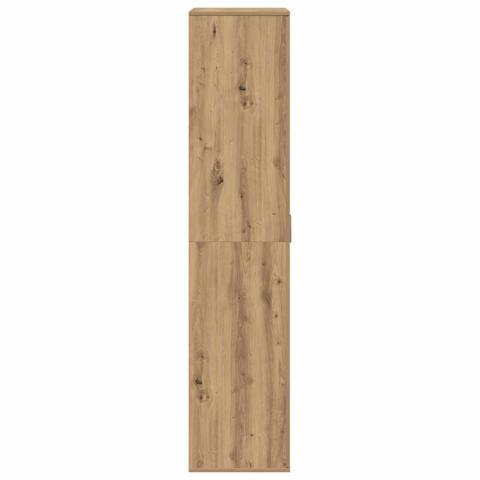 Highboard 80 x 39 x 178 cm Bewerkt hout artisanaal eikenkleurig is nu te koop bij PeponiXL, paradijselijk wonen!