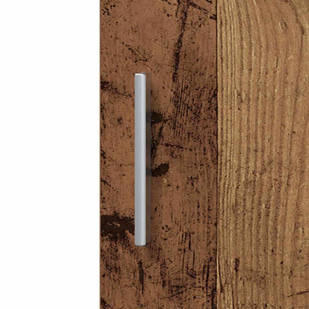 Hoge kast 2 pcs Oudhout 30 x 42,5 x 185 cm is nu te koop bij PeponiXL, paradijselijk wonen!