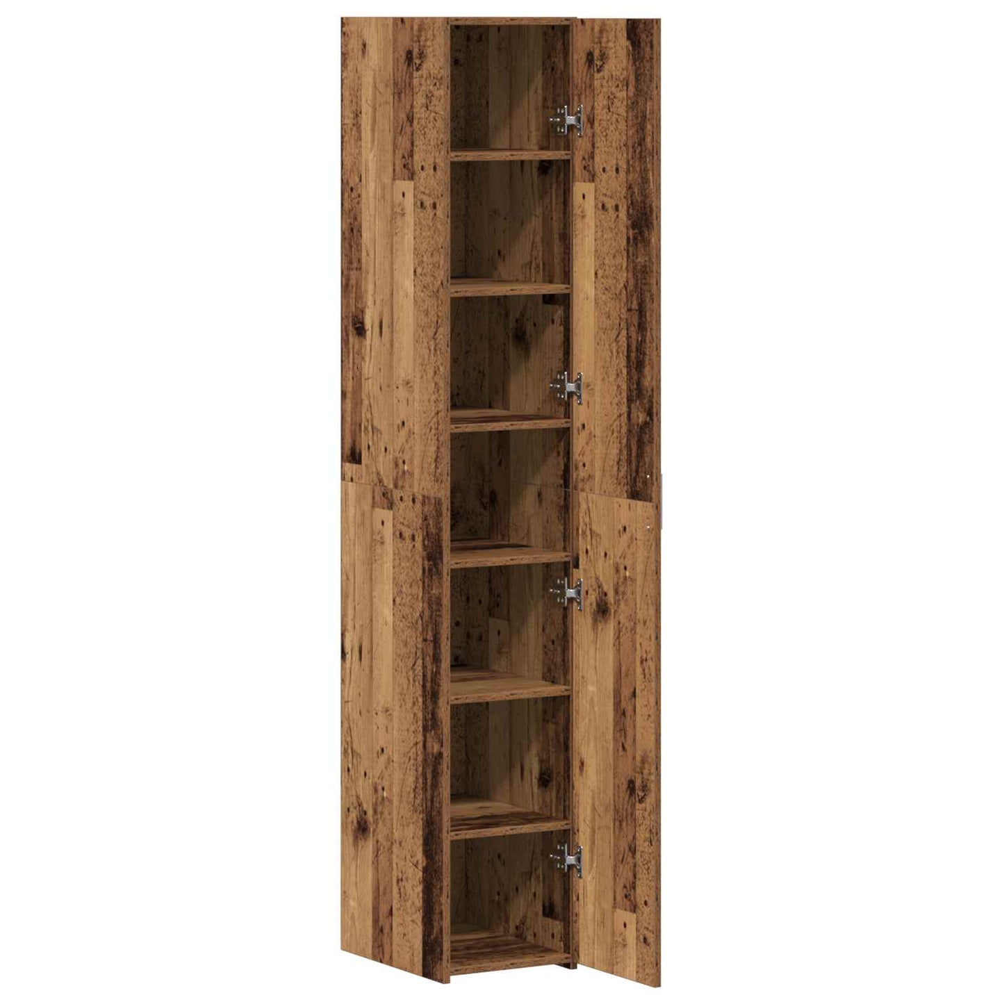 Hoge kast Oudhout 30 x 42,5 x 185 cm is nu te koop bij PeponiXL, paradijselijk wonen!