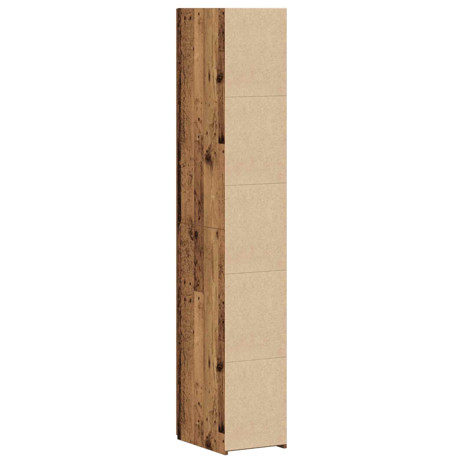 Hoge kast Oudhout 30 x 42,5 x 185 cm is nu te koop bij PeponiXL, paradijselijk wonen!
