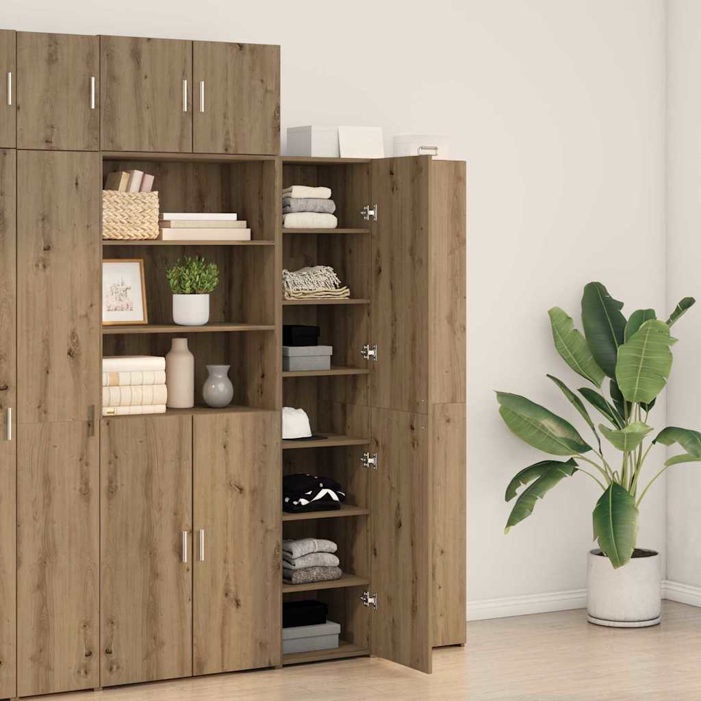 Hoge kast Artisan Eiken 40 x 42,5 x 185 cm is nu te koop bij PeponiXL, paradijselijk wonen!