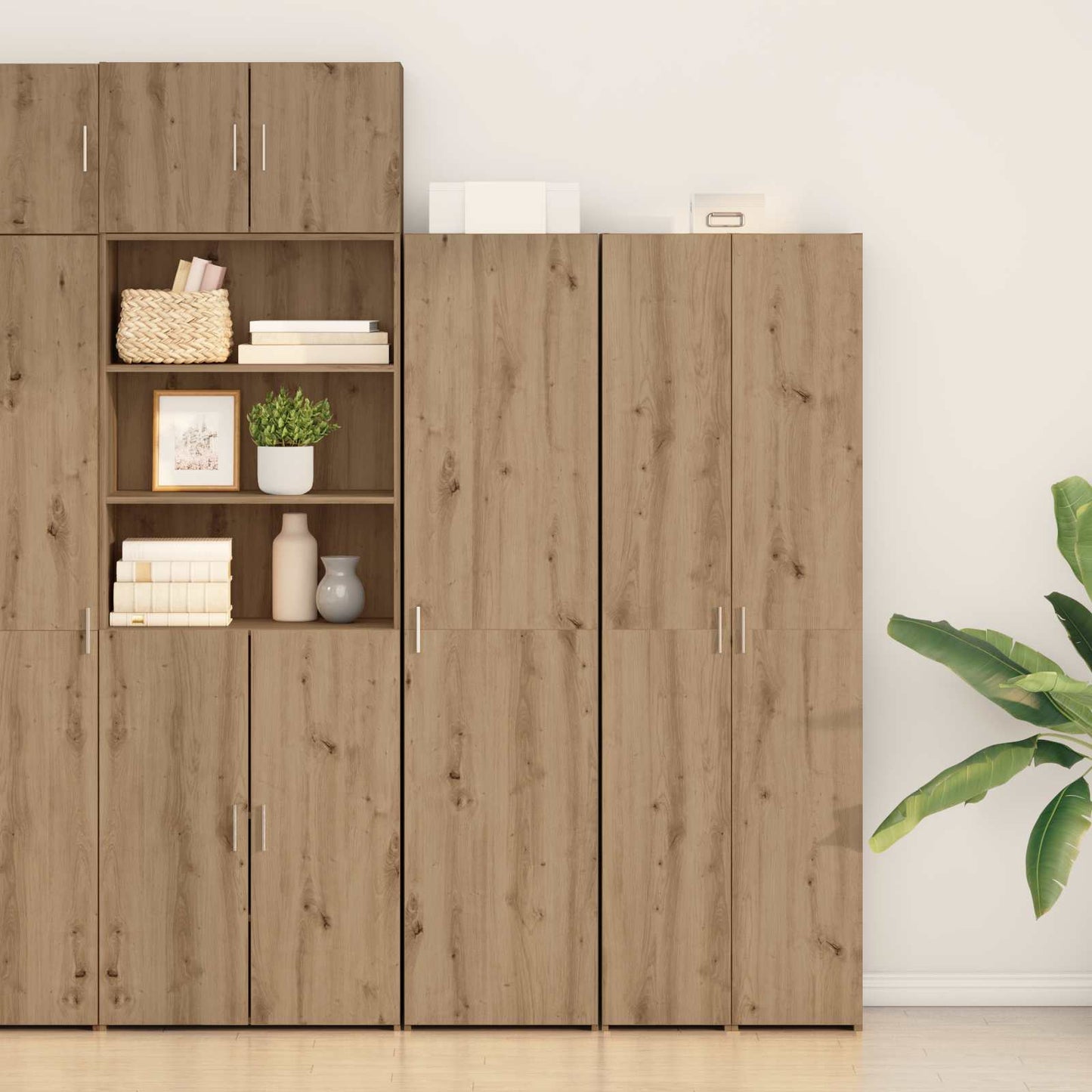 Hoge kast Artisan Eiken 45 x 42,5 x 185 cm is nu te koop bij PeponiXL, paradijselijk wonen!