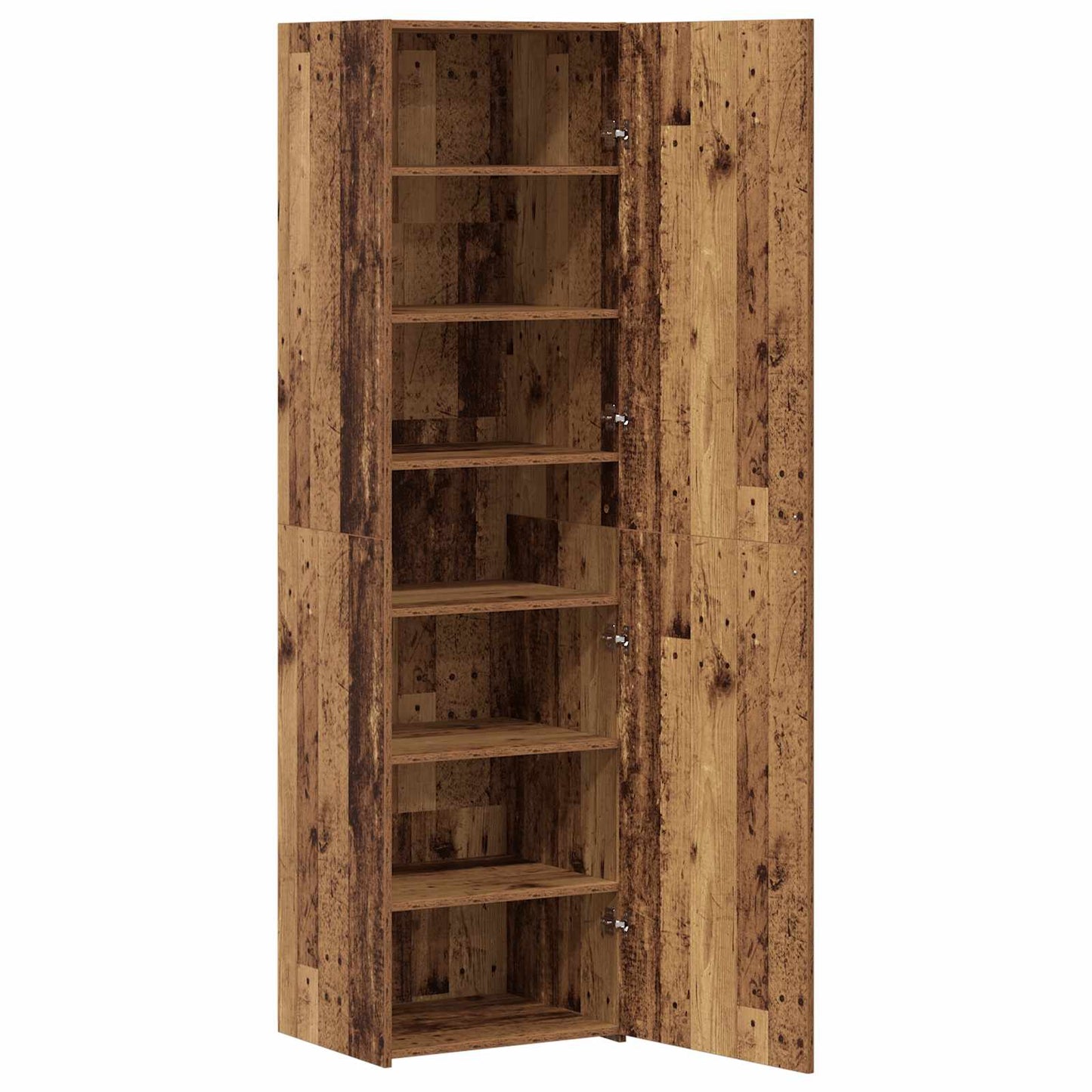 Hoge kast Oudhout 50 x 42,5 x 185 cm is nu te koop bij PeponiXL, paradijselijk wonen!