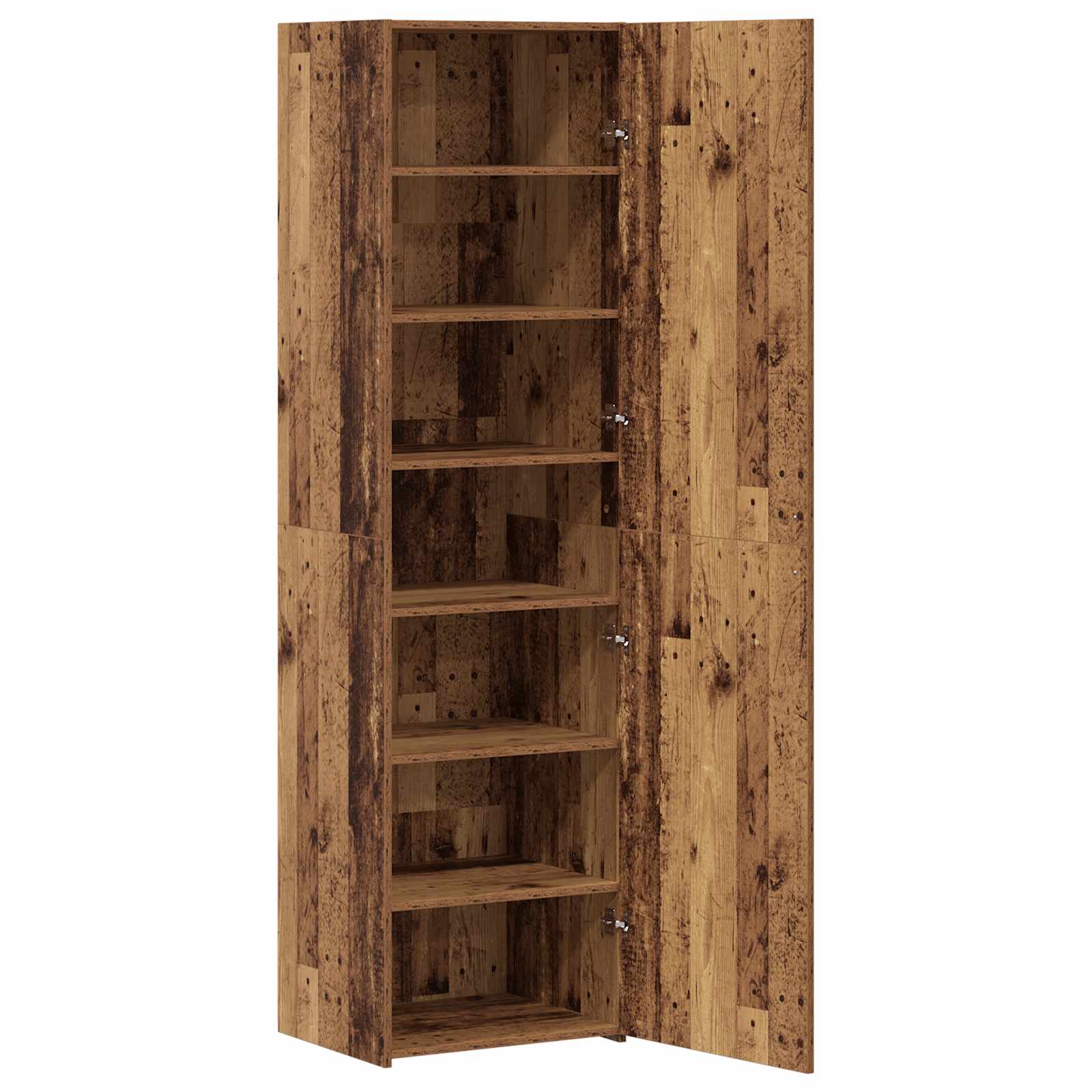 Hoge kast Oudhout 50 x 42,5 x 185 cm is nu te koop bij PeponiXL, paradijselijk wonen!