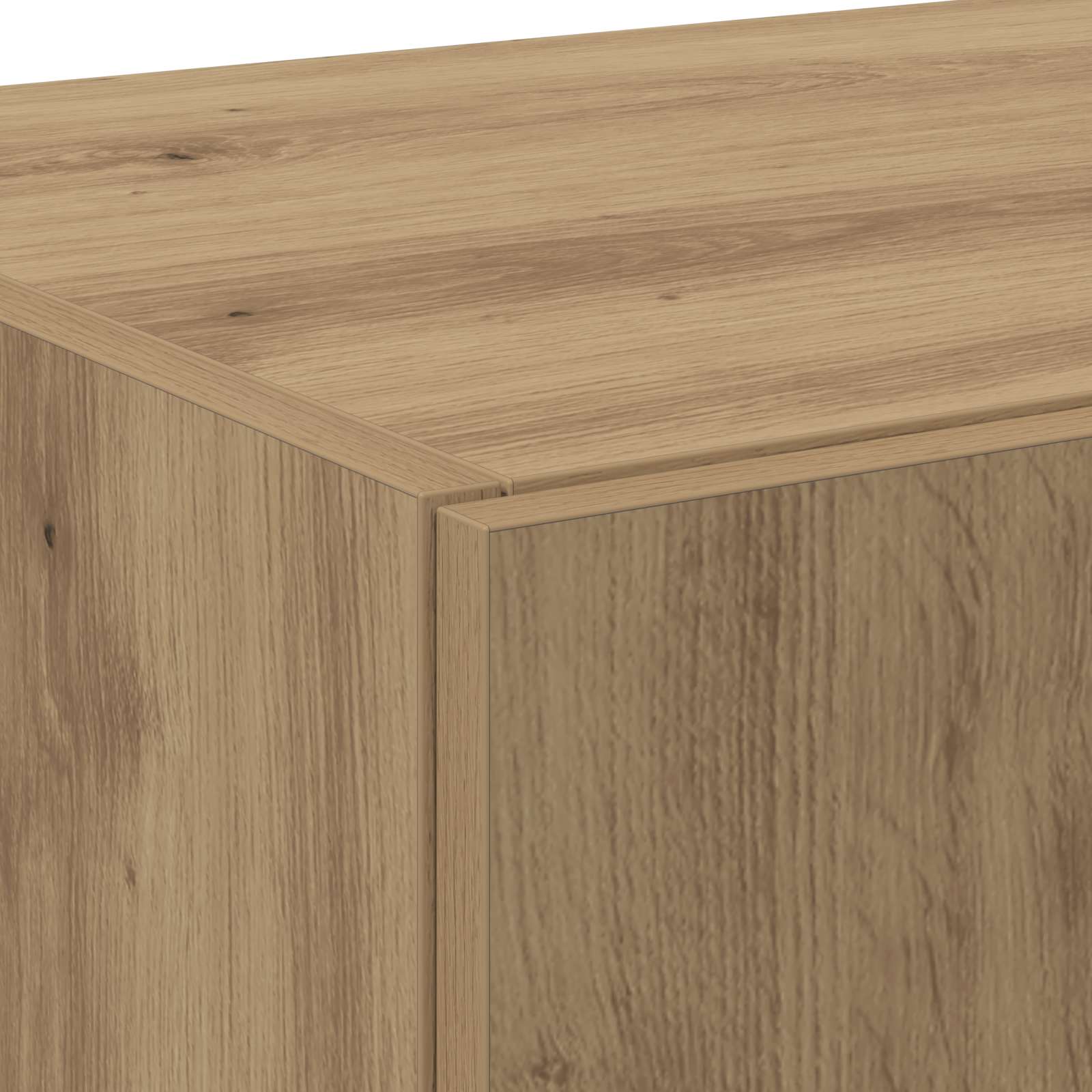 Hoge kast 2 pcs Artisan Eiken 70 x 42,5 x 185 cm is nu te koop bij PeponiXL, paradijselijk wonen!