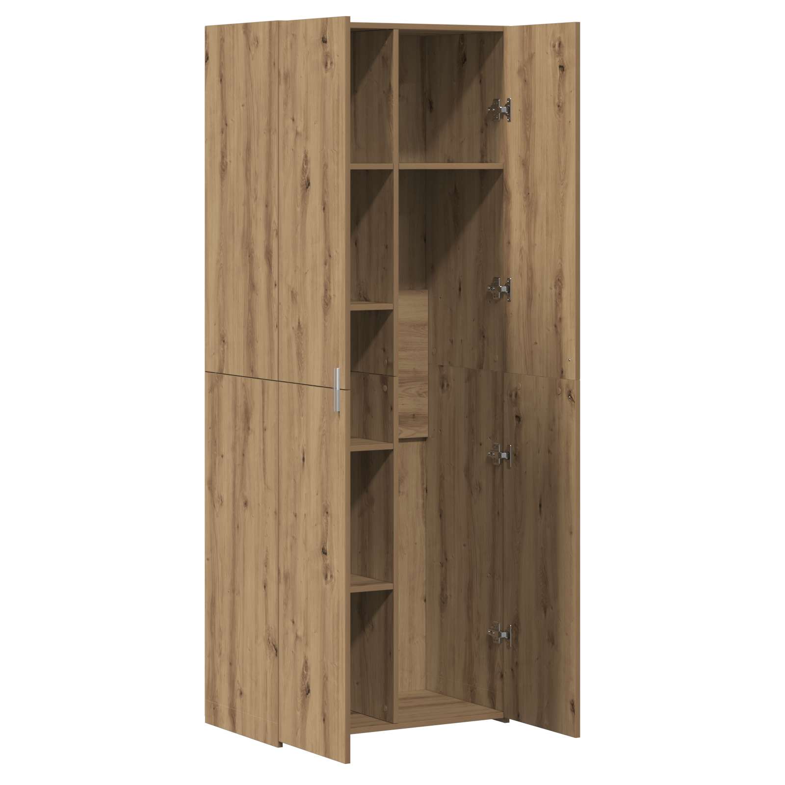 Hoge kast 2 pcs Artisan Eiken 70 x 42,5 x 185 cm is nu te koop bij PeponiXL, paradijselijk wonen!