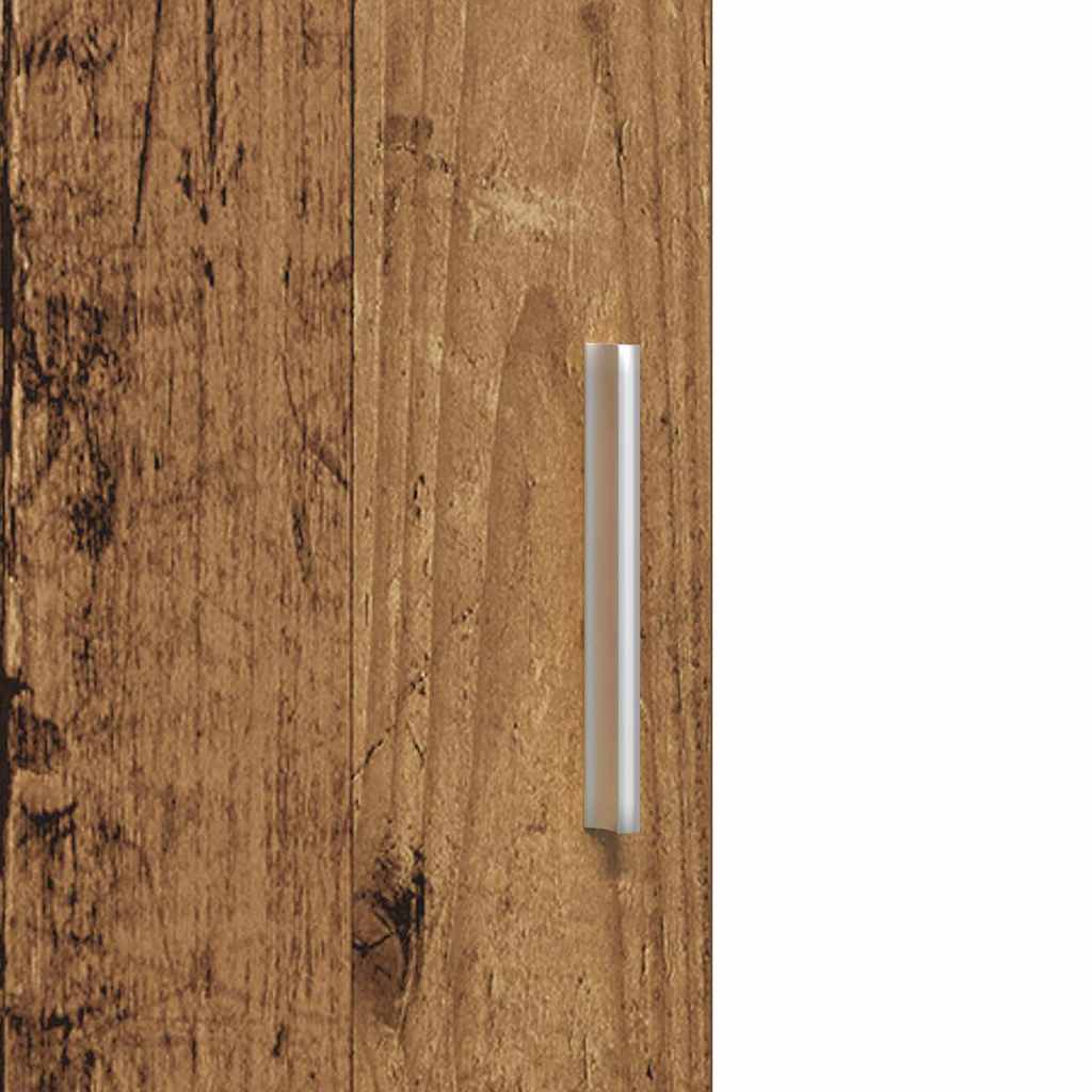 Hoge kast 2 pcs Oudhout 80 x 42 x 185 cm is nu te koop bij PeponiXL, paradijselijk wonen!