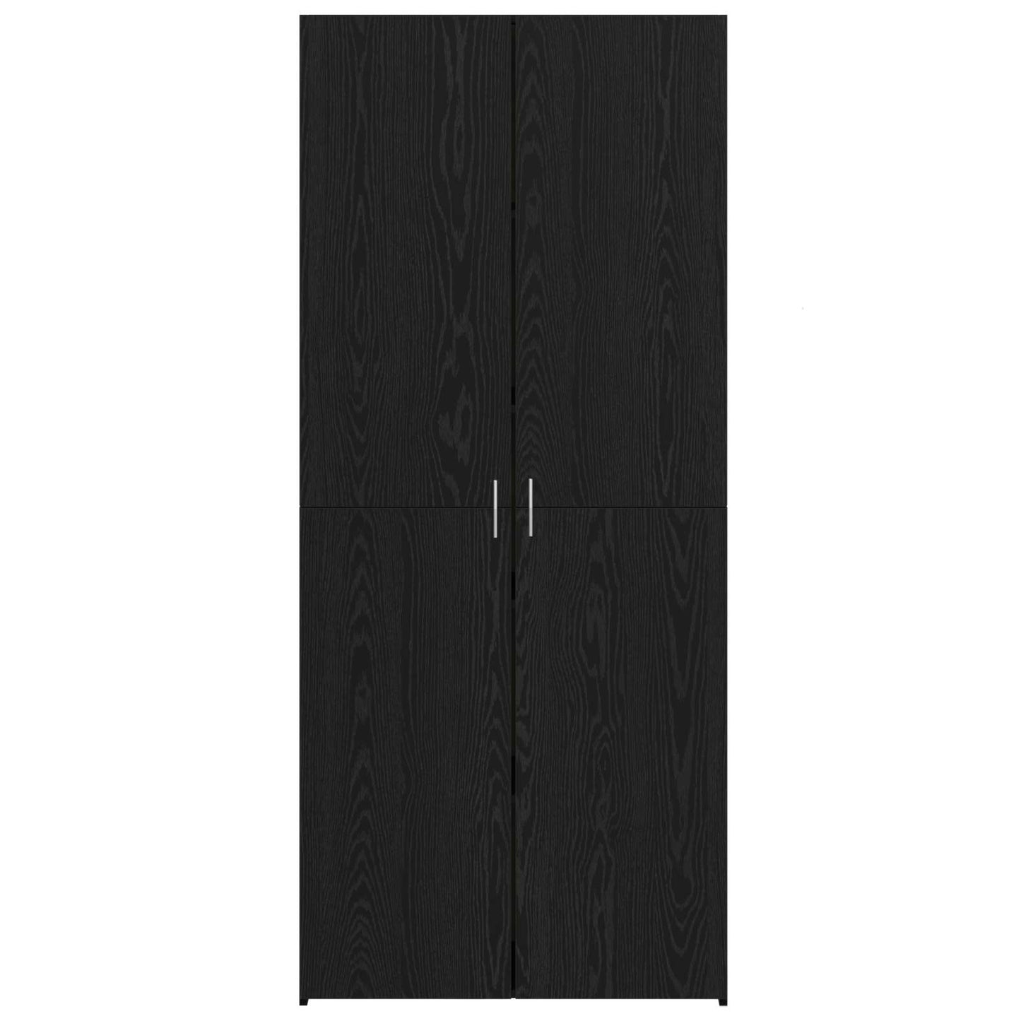 Hoge kast Zwart Eiken 80 x 42 x 185 cm is nu te koop bij PeponiXL, paradijselijk wonen!