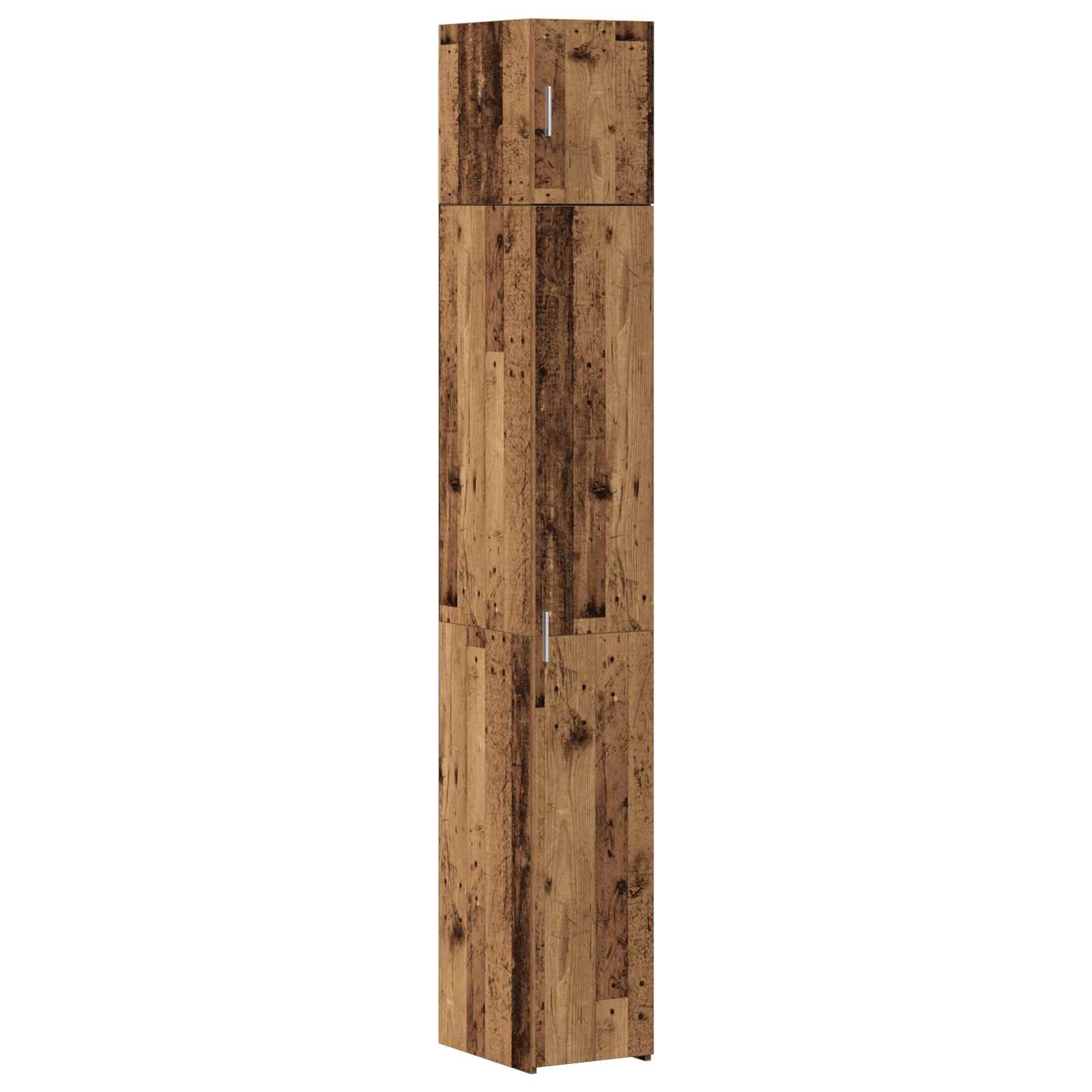 2-delige opbergkast met planken 2 pcs Oud hout Bewerkt hout is nu te koop bij PeponiXL, paradijselijk wonen!