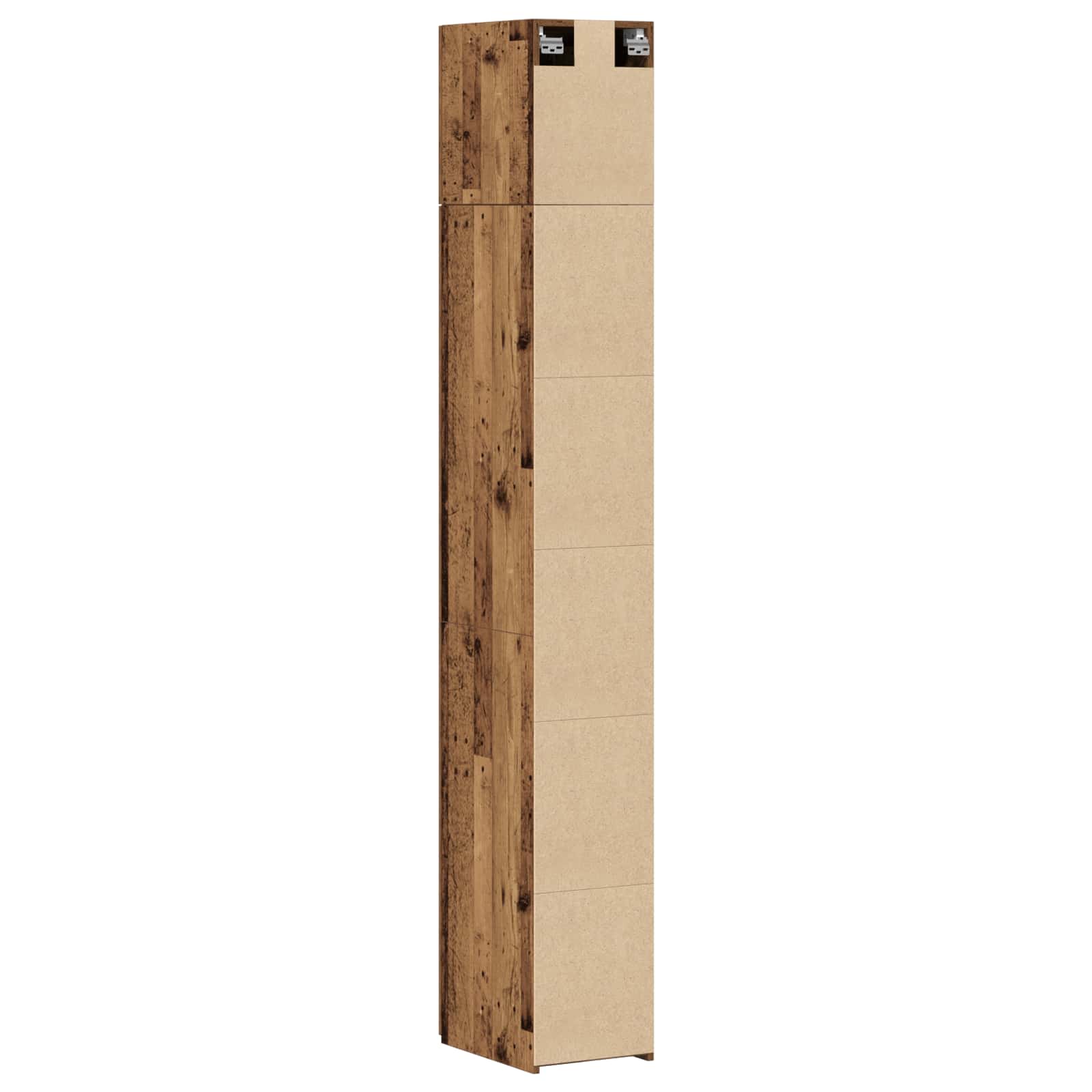 2-delige opbergkast met planken 2 pcs Oud hout Bewerkt hout is nu te koop bij PeponiXL, paradijselijk wonen!