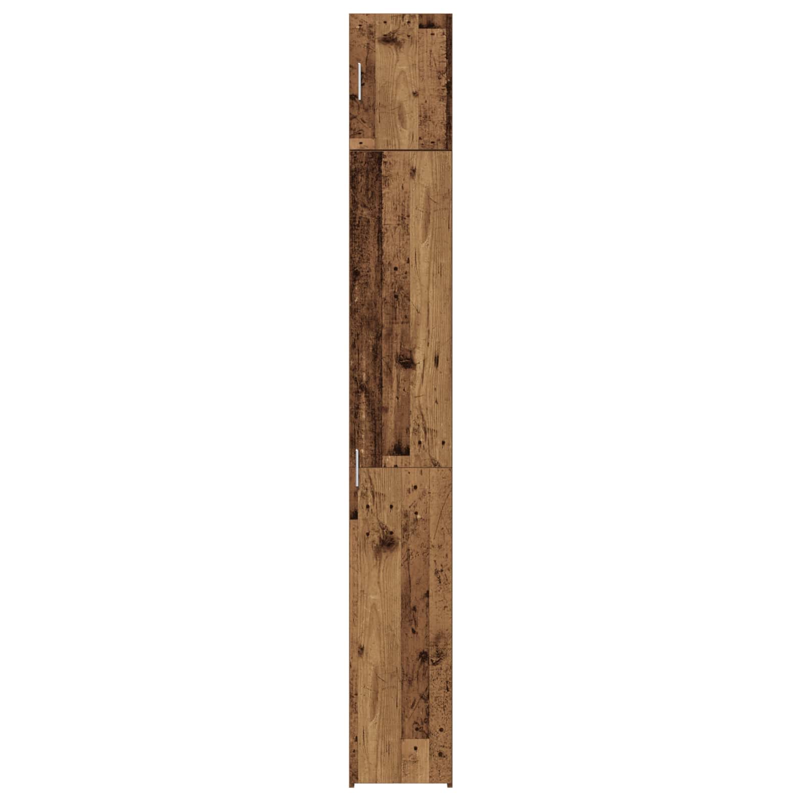 2-delige opbergkast met planken 2 pcs Oud hout Bewerkt hout is nu te koop bij PeponiXL, paradijselijk wonen!