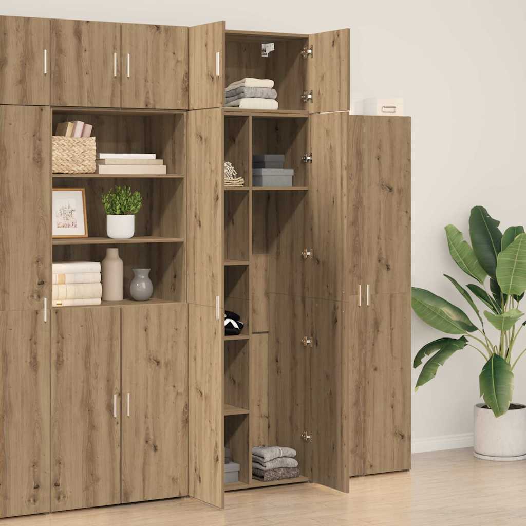 Opbergkast 3 pcs Artisan Eiken is nu te koop bij PeponiXL, paradijselijk wonen!