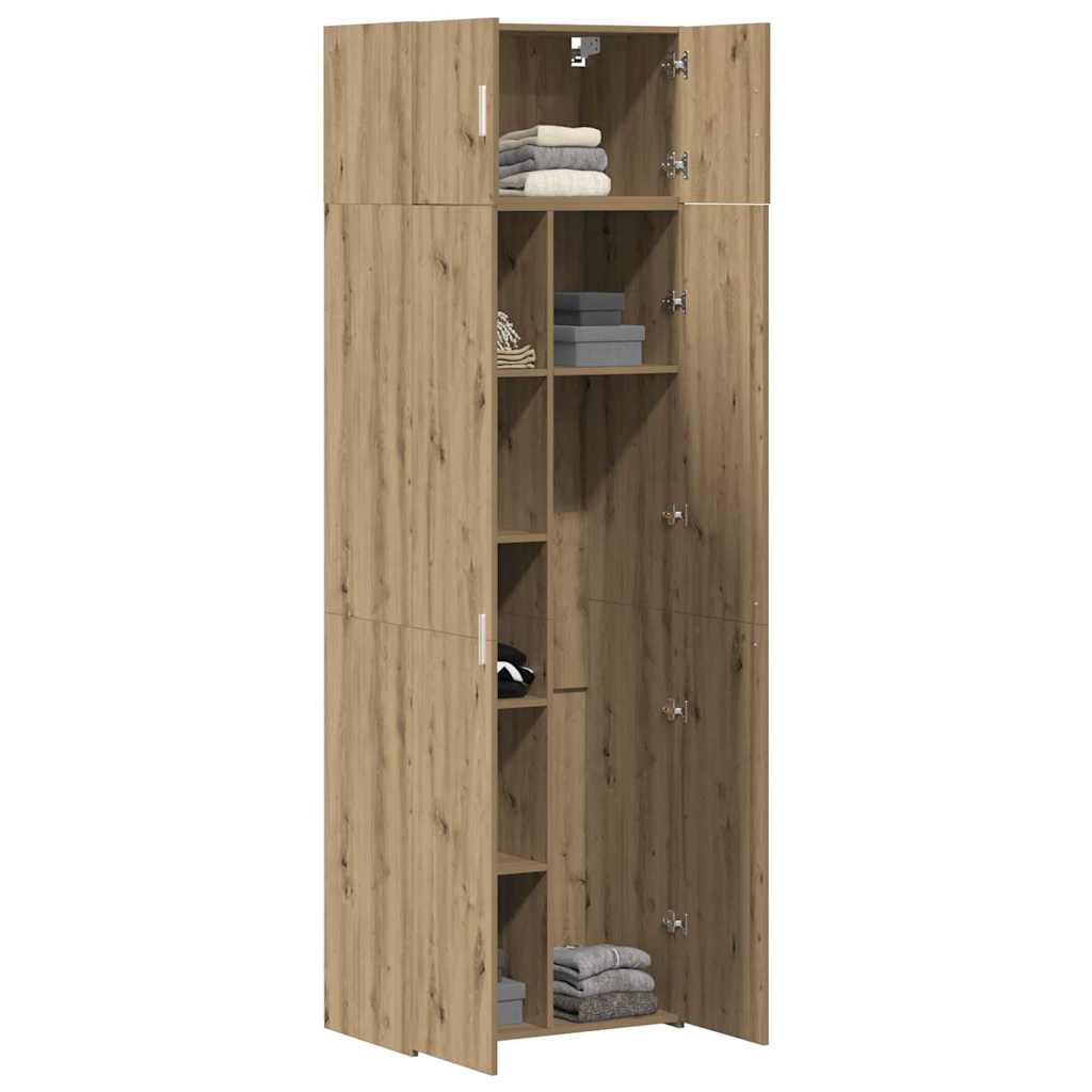 Opbergkast 3 pcs Artisan Eiken is nu te koop bij PeponiXL, paradijselijk wonen!