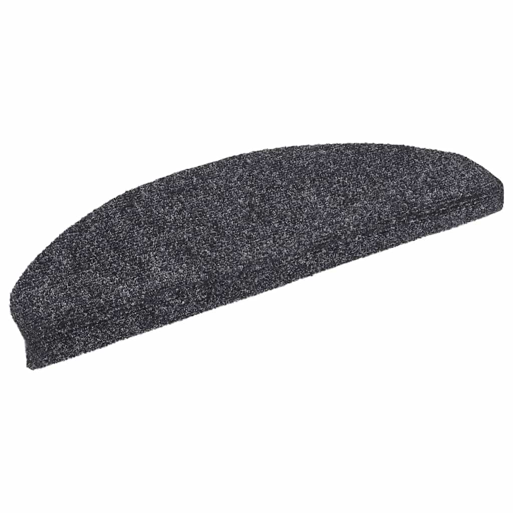 Trapmatten Zelfklevend 30 stuks 65x21x4 cm Donkergrijs Halfrond Groot is nu te koop bij PeponiXL, paradijselijk wonen!