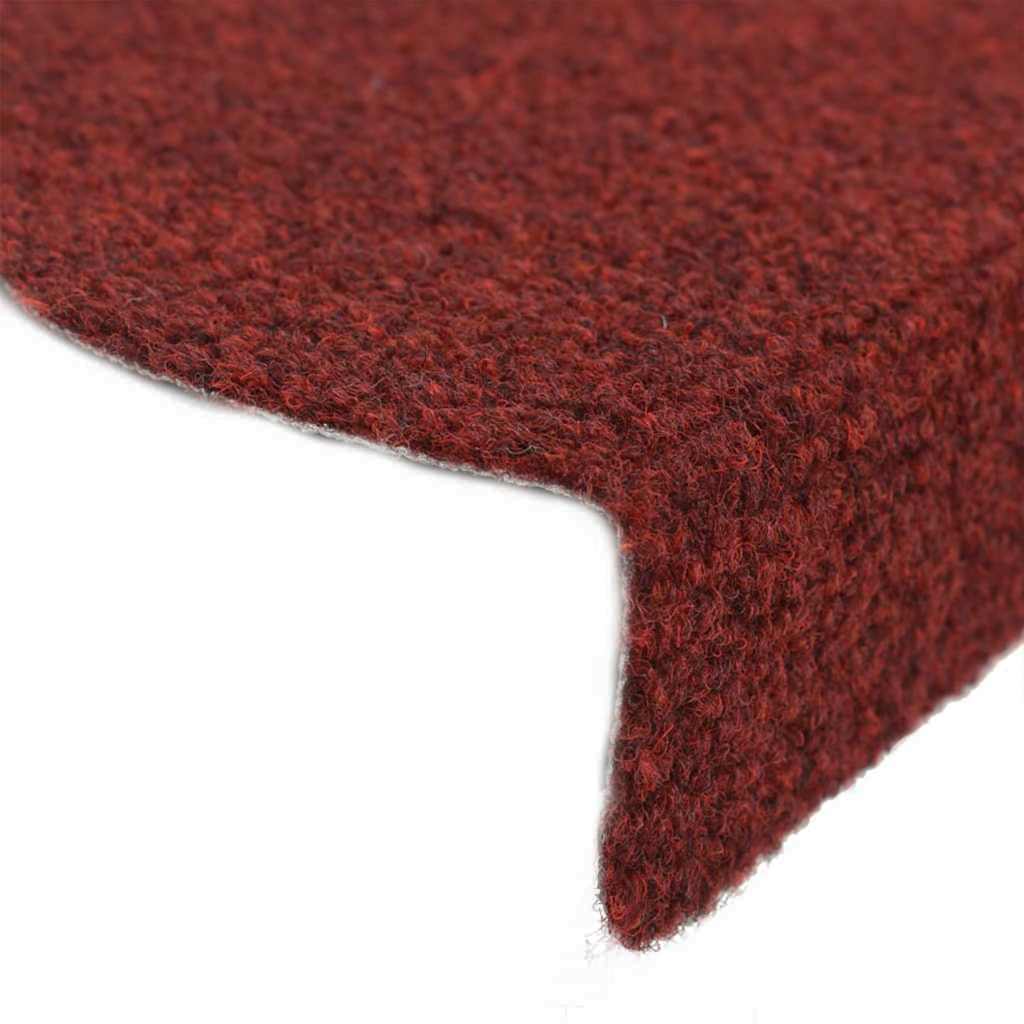 Trapmatten Zelfklevend 30 stuks 65x21x4 cm Bordeaux Rood Halfrond Groot is nu te koop bij PeponiXL, paradijselijk wonen!