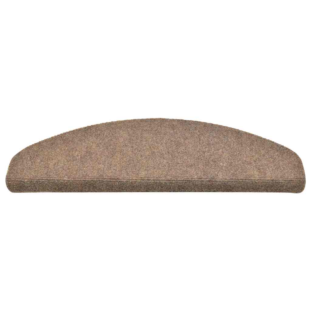 Trapmatten Zelfklevend 30 stuks 65x21x4 cm Beige Halfrond Groot is nu te koop bij PeponiXL, paradijselijk wonen!
