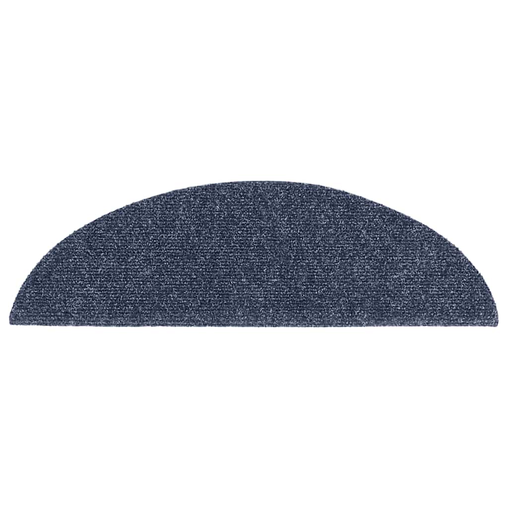 Trapmatten Zelfklevend 20 stuks 56x17x3 cm Blauw Halfrond is nu te koop bij PeponiXL, paradijselijk wonen!