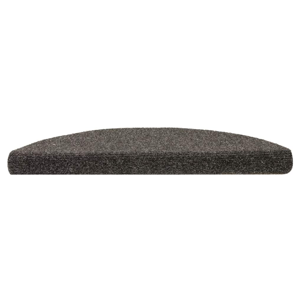 Trapmatten Zelfklevend 20 stuks 56x17x3 cm Antraciet Halfrond is nu te koop bij PeponiXL, paradijselijk wonen!