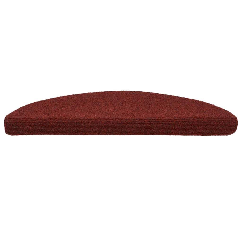 Trapmatten Zelfklevend 30 stuks 56x17x3 cm Bordeaux Rood Halfrond is nu te koop bij PeponiXL, paradijselijk wonen!
