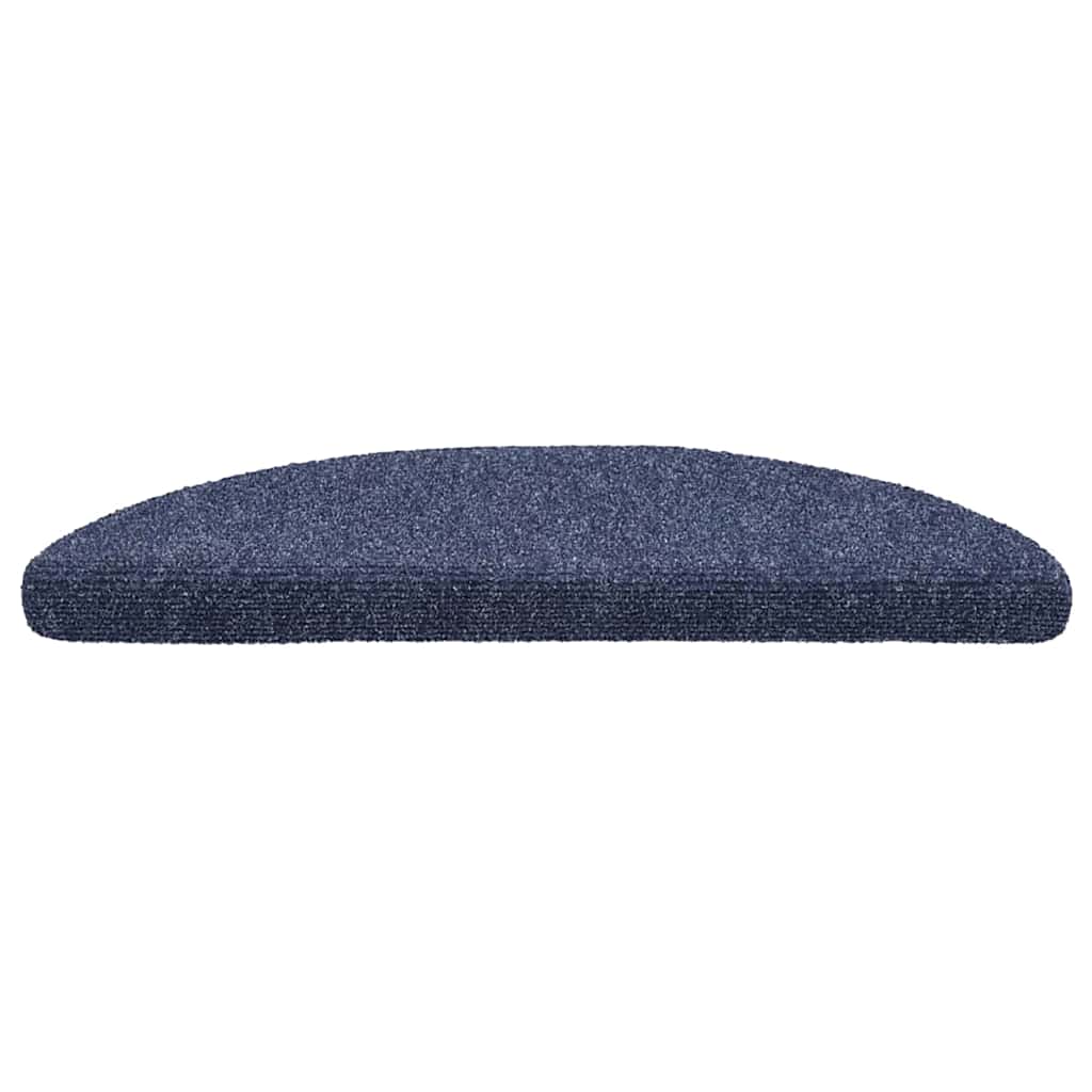 Trapmatten Zelfklevend 30 stuks 56x17x3 cm Blauw Halfrond is nu te koop bij PeponiXL, paradijselijk wonen!