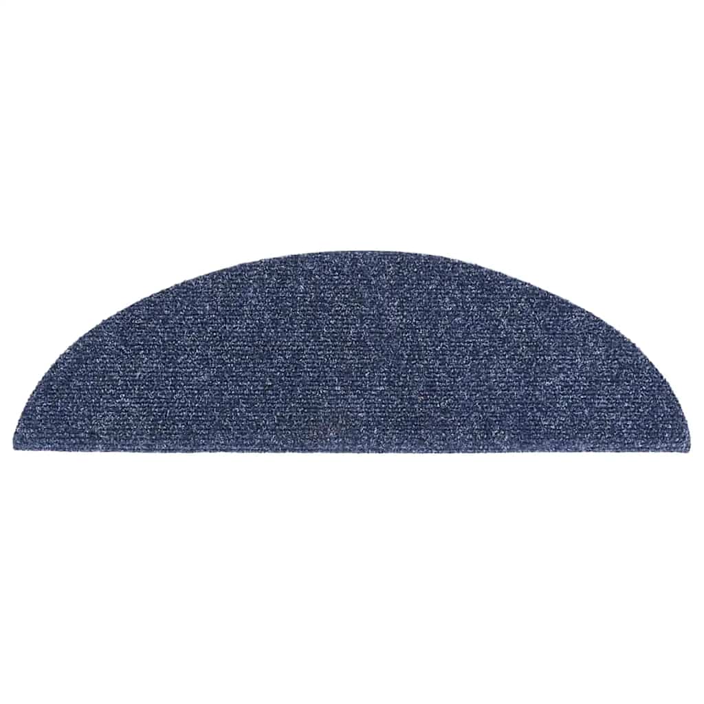 Trapmatten Zelfklevend 30 stuks 56x17x3 cm Blauw Halfrond is nu te koop bij PeponiXL, paradijselijk wonen!