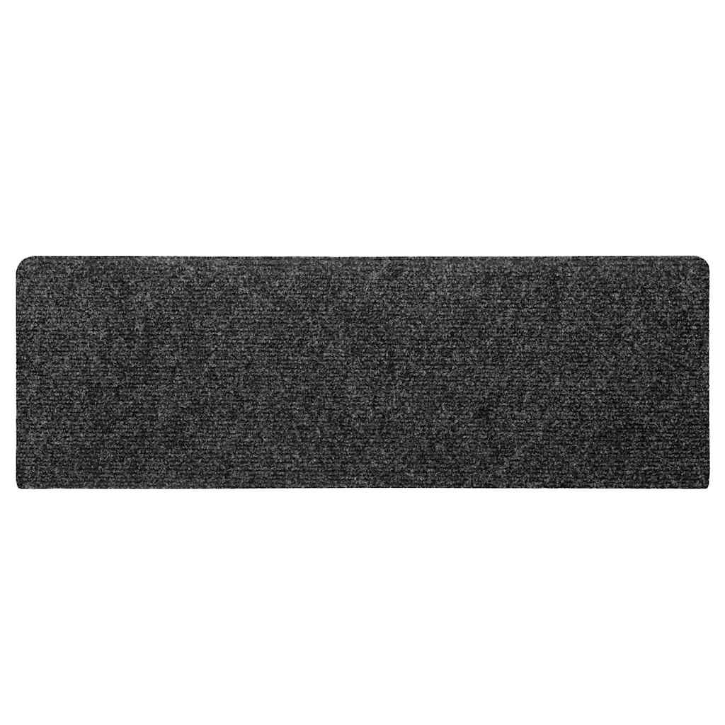 Trapmatten Zelfklevend 30 stuks 65x21x4 cm donkergrijs Rechthoekige Rand is nu te koop bij PeponiXL, paradijselijk wonen!
