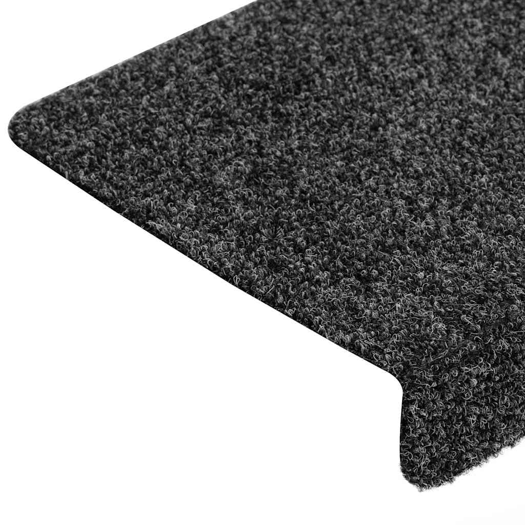 Trapmatten Zelfklevend 30 stuks 65x21x4 cm donkergrijs Rechthoekige Rand is nu te koop bij PeponiXL, paradijselijk wonen!