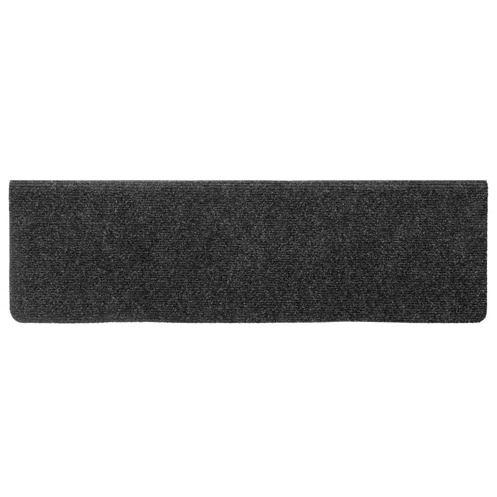 Trapmatten Zelfklevend 30 stuks 65x21x4 cm Antraciet Rechthoekige Rand is nu te koop bij PeponiXL, paradijselijk wonen!