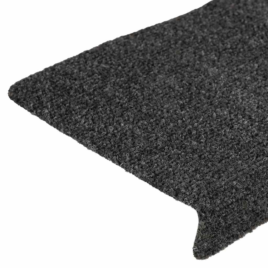 Trapmatten Zelfklevend 30 stuks 65x21x4 cm Antraciet Rechthoekige Rand is nu te koop bij PeponiXL, paradijselijk wonen!