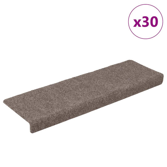 Trapmatten zelfklevend 30 stuks 65x21x4 cm beige rechthoekige rand is nu te koop bij PeponiXL, paradijselijk wonen!